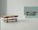 Table basse industrielle en bois sur roulettes Vitado - Photo n°4