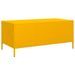 Table basse jaune moutarde 101,5x50x43,5cm acier laminé à froid - Photo n°7