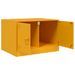 Table basse Jaune moutarde 67x50x44 cm acier - Photo n°7