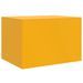 Table basse Jaune moutarde 67x50x44 cm acier - Photo n°9