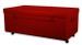 Table basse malle en métal rouge Terra L 100 x H 40 x P 55 cm - Photo n°2