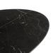 Table basse marbre et pied fibre de verre noir 120 cm - Photo n°3