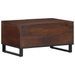 Table basse marron 80x51x40 cm bois de massif manguier - Photo n°4