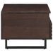 Table basse marron 80x55x40 cm bois de massif manguier - Photo n°3