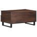 Table basse marron 80x55x40 cm bois de massif manguier - Photo n°4