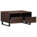 Table basse marron 80x55x40 cm bois de massif manguier - Photo n°5