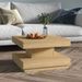 Table basse Marron clair 60x60x35 cm MDF - Photo n°1