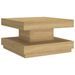 Table basse Marron clair 60x60x35 cm MDF - Photo n°2