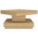 Table basse Marron clair 60x60x35 cm MDF - Photo n°4