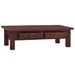 Table basse Marron classique 100x50x30 cm Bois d'acajou massif - Photo n°4