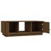 Table basse Marron miel 100x50x35 cm Bois massif de pin - Photo n°7