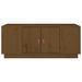 Table basse Marron miel 100x50x41 cm Bois massif de pin - Photo n°6