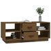 Table basse Marron miel 100x50x41 cm Bois massif de pin - Photo n°4