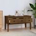 Table basse Marron miel 102x49x55 cm Bois massif de pin - Photo n°3