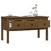 Table basse Marron miel 102x49x55 cm Bois massif de pin - Photo n°5