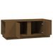 Table basse Marron miel 110x50x40 cm Bois massif de pin - Photo n°6