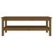 Table basse Marron miel 110x50x40 cm Bois massif de pin - Photo n°3