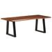 Table basse marron miel 110x55x40 cm bois massif d'acacia - Photo n°1