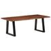 Table basse marron miel 110x55x40 cm bois massif d'acacia - Photo n°9