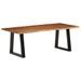 Table basse marron miel 110x55x40 cm bois massif d'acacia - Photo n°10