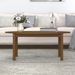 Table basse Marron miel 110x55x45 cm Bois massif de pin - Photo n°3