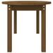 Table basse Marron miel 110x55x45 cm Bois massif de pin - Photo n°7