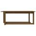 Table basse Marron miel 110x55x45 cm Bois massif de pin - Photo n°3