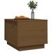 Table basse Marron miel 40x50x35 cm Bois massif de pin - Photo n°4