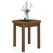 Table basse Marron miel Ø 45x40 cm Bois massif de pin - Photo n°4