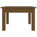 Table basse Marron miel 45x45x30 cm Bois massif de pin - Photo n°4