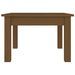 Table basse Marron miel 45x45x30 cm Bois massif de pin - Photo n°5