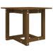 Table basse Marron miel 50x50x45 cm Bois massif de pin - Photo n°2