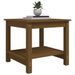 Table basse Marron miel 50x50x45 cm Bois massif de pin - Photo n°4