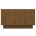 Table basse Marron miel 55x56x32 cm Bois massif de pin - Photo n°5