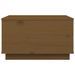 Table basse Marron miel 60x50x35 cm Bois massif de pin - Photo n°6