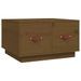 Table basse Marron miel 60x53x35 cm Bois massif de pin - Photo n°2