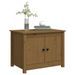 Table basse Marron miel 71x49x55 cm Bois massif de pin - Photo n°4