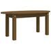 Table basse Marron miel 80x40x35 cm Bois massif de pin - Photo n°1