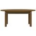 Table basse Marron miel 80x40x35 cm Bois massif de pin - Photo n°5