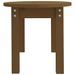 Table basse Marron miel 80x40x35 cm Bois massif de pin - Photo n°7