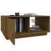 Table basse Marron miel 80x50x35,5 cm Bois massif de pin - Photo n°5