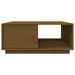 Table basse Marron miel 80x50x35,5 cm Bois massif de pin - Photo n°6