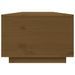 Table basse Marron miel 80x50x35,5 cm Bois massif de pin - Photo n°8