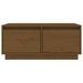 Table basse Marron miel 80x50x35 cm Bois massif de pin - Photo n°6