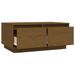 Table basse Marron miel 80x50x35 cm Bois massif de pin - Photo n°8