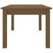 Table basse Marron miel 80x50x40 cm Bois massif de pin - Photo n°4