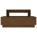 Table basse Marron miel 80x55x40,5 cm Bois massif de pin - Photo n°5