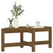 Table basse Marron miel 87x48x35 cm Bois massif de pin - Photo n°4