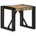Table basse multicolore 40x40x35 cm bois de récupération massif - Photo n°1