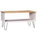 Table basse New York Range Blanc/bois clair Bois de pin massif - Photo n°1